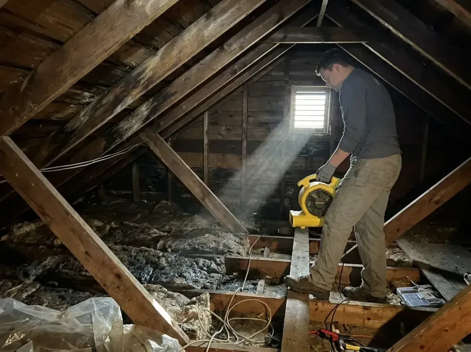 attic-water-damage-drying-proc-007 — frequently asked questions, Emergency Water Extraction & 24/7 Flood Response in Bellmaw…